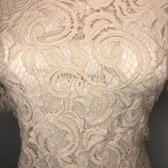ANTHROPOLOGIE Adrianna Papell Size  L Lace top - Picture 5 of 9